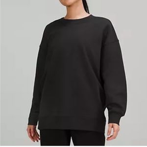 Lululemon black sweatshirt size 6 - perfectly oversized crew